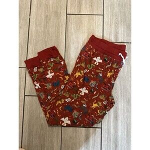 Little Sleepies Harry Potter Red Jogger Sz Large Bamboo Pajamas Pants Women